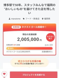 投稿についてもっと詳しく 200万円突破、ありがとうございます!