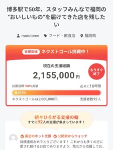 投稿についてもっと詳しく 弊社クラウドファンディング本日まで
